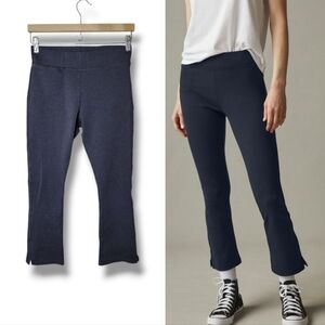 American Giant Ponte Kick Flare Pants In Black Athleisure Minimalist Size 4